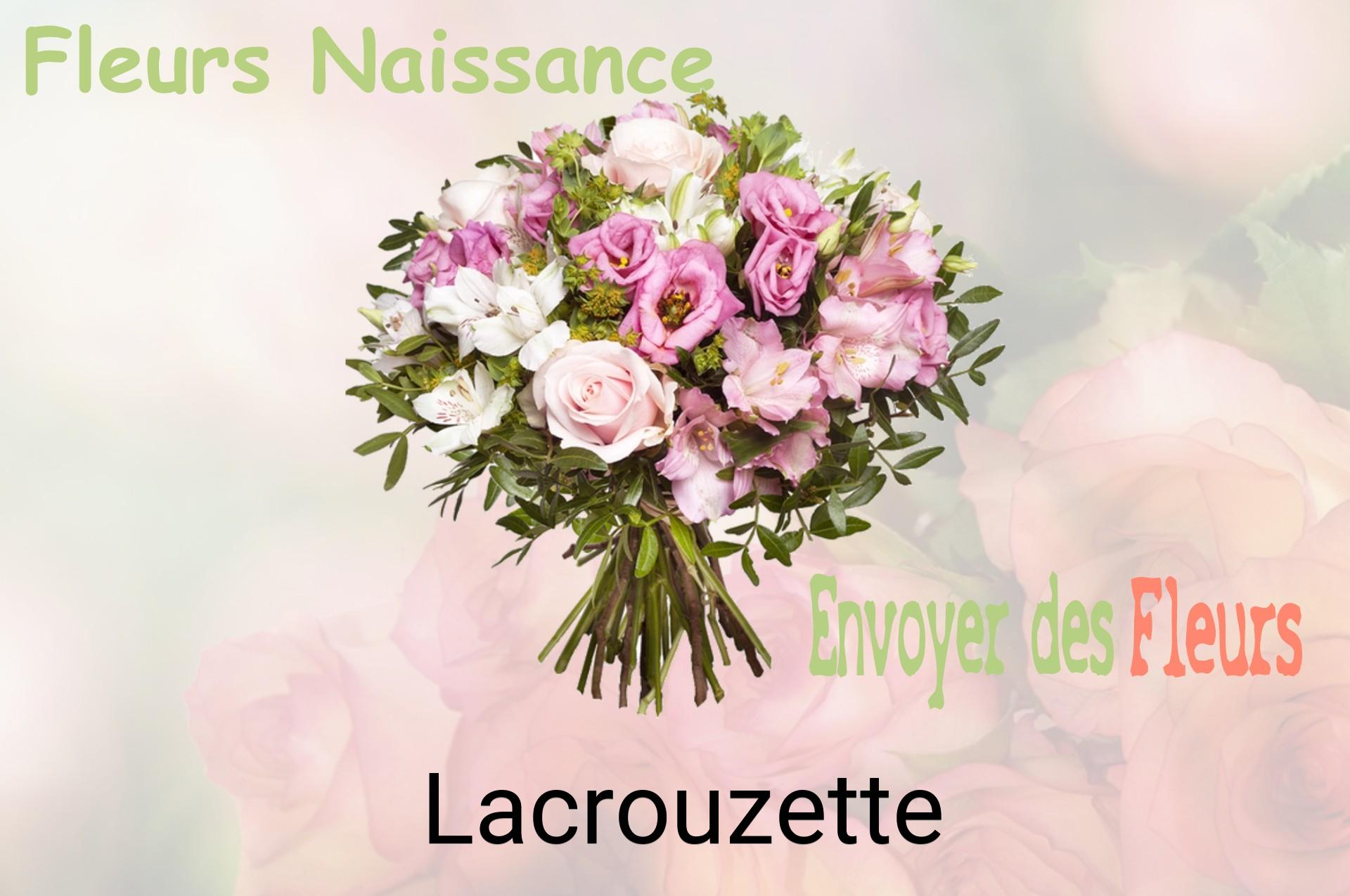Bouquet de fleurs de naissance livré à Lacrouzette